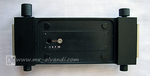 6x17 roll film back view